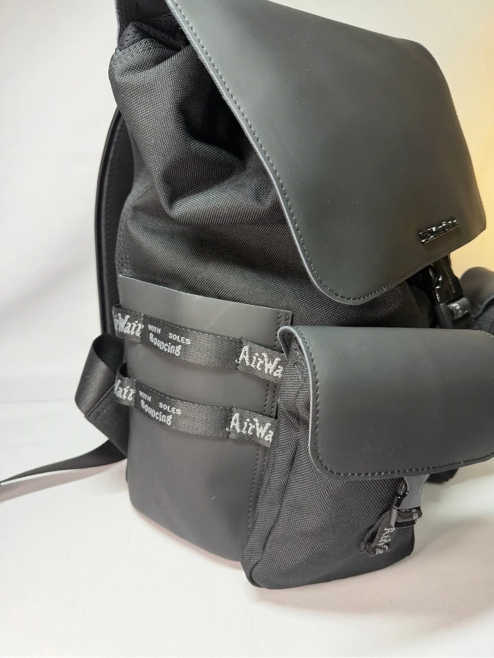 Dr. Martens AirWair Utility Backpack Detachable Pouches Black Rare